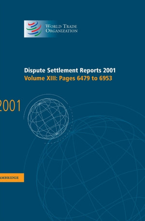 Dispute Settlement Reports 2001: Volume 13, Pages 6479-6953