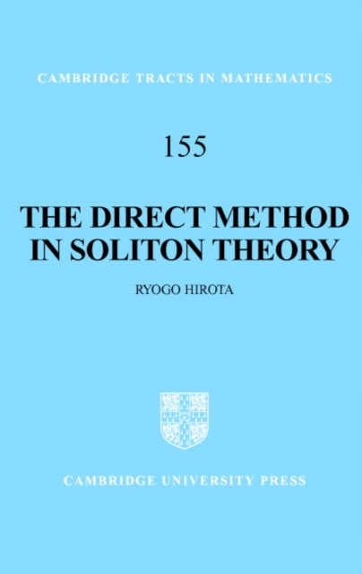 Book cover of: Direct Method in Soliton Theory. By: Ryogo Hirota