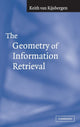 Book cover of: Geometry of Information Retrieval. By: C. J. van Rijsbergen