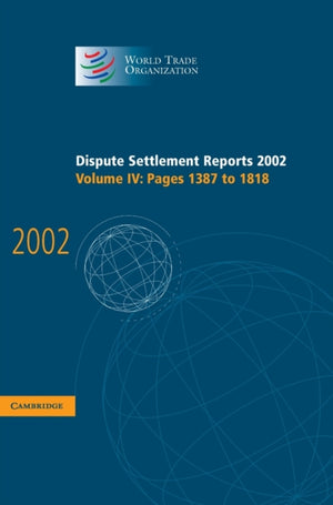 Dispute Settlement Reports 2002: Volume 4, Pages 1387-1818
