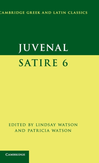 Book cover of: Juvenal: Satire 6. By: Juvenal