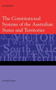 Book cover of: Constitutional Systems of the Australian States and Territories. By: Gerard Carney