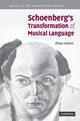 Book cover of: Schoenberg's Transformation of Musical Language. By: Ethan Haimo