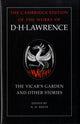 Book cover of: 'The Vicar's Garden' and Other Stories. By: D. H. Lawrence
