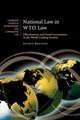 Book cover of: National Law in WTO Law. By: Sharif Bhuiyan