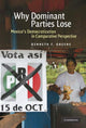 Book cover of: Why Dominant Parties Lose. By: Kenneth F. Greene