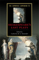 Book cover of: Cambridge Companion to Shakespeare's Last Plays