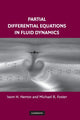 Book cover of: Partial Differential Equations in Fluid Dynamics. By: Isom H. Herron