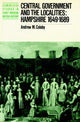 Book cover of: Central Government and the Localities. By: Andrew M. Coleby