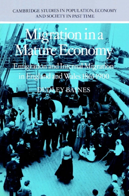 Book cover of: Migration in a Mature Economy. By: Dudley Baines