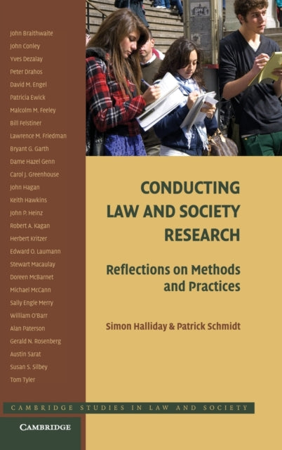 Book cover of: Conducting Law and Society Research. By: Halliday, Simon Dr.