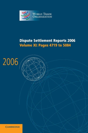 Dispute Settlement Reports 2006: Volume 11, Pages 4719–5084