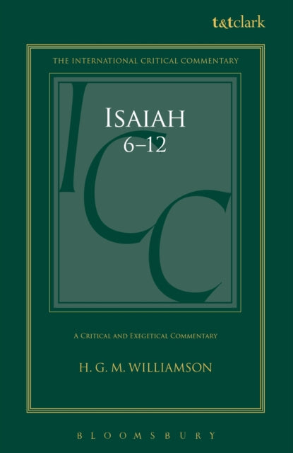 Book cover of: Isaiah 6-12. By: H. G. M. Williamson