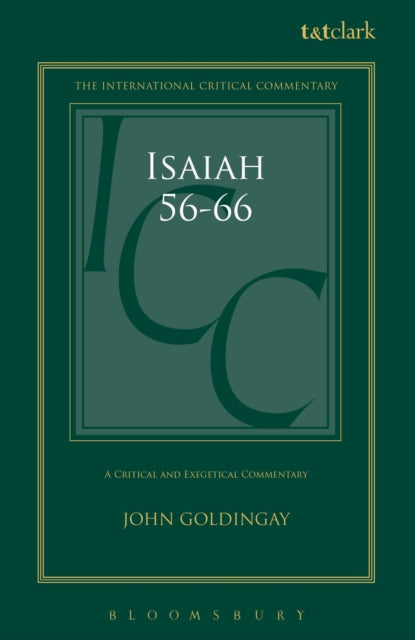 Book cover of: Isaiah 56-66 (ICC)