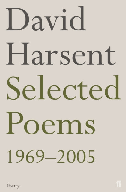 Book cover of: Selected Poems David Harsent. By: David Lawrence