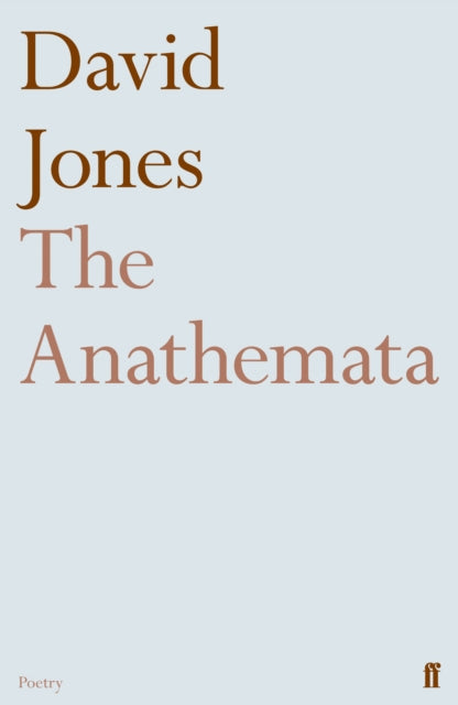 Book cover of: The Anathemata