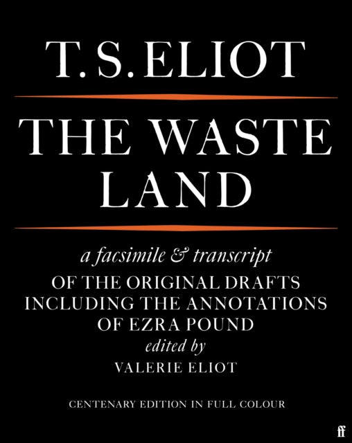 Waste Land Facsimile 9780571370856 T. S. Eliot