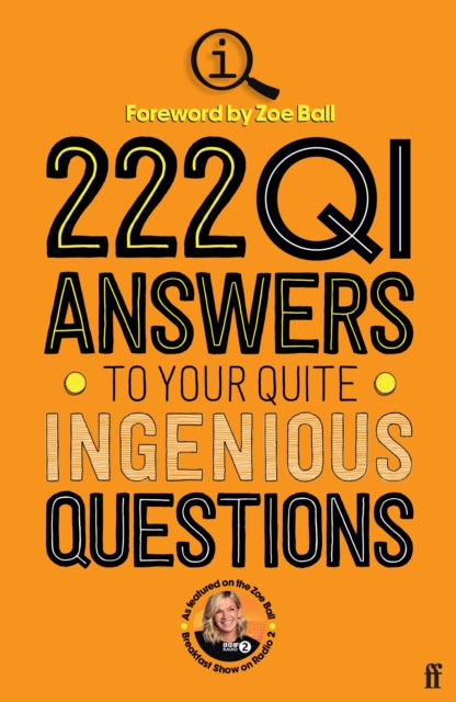 Book cover of: 222 QI Answers to Your Quite Ingenious Questions. By: Q. I. Elves