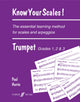 Book cover of: Know Your Scales Trumpet Grades 1 to 3