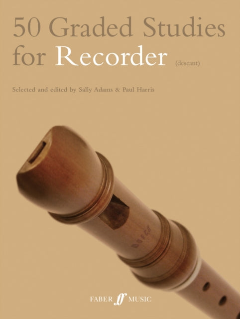 Book cover of: 50 Graded Studies for Recorder