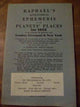 Book cover of: Raphael's Astronomical Ephemeris. By: Edwin Raphael