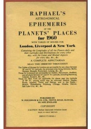 Raphael's Astronomical Ephemeris
