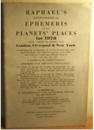 Raphael's Astronomical Ephemeris