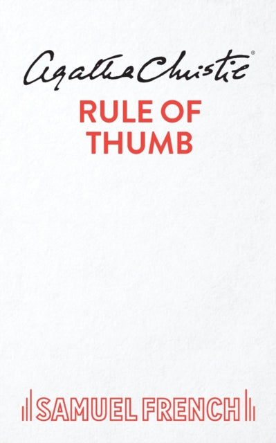 Book cover of: Rule of Thumb. By: Agatha Christie