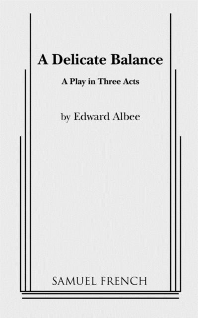 Book cover of: Delicate Balance. By: Edward Albee