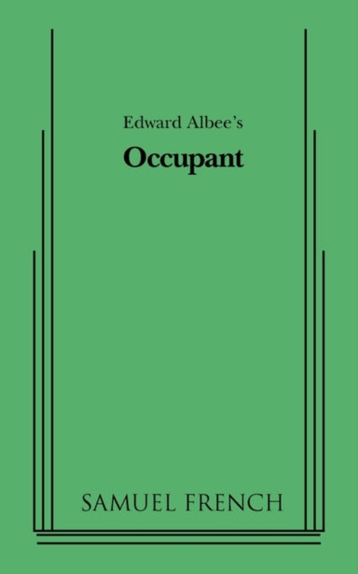 Book cover of: Occupant. By: Edward Albee