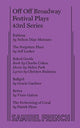 Book cover of: Off Off Broadway Festival Plays, 43rd Series. By: Vince Gat GRACIE GARDNER