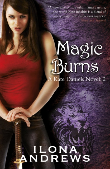 Book cover of: Magic Burns. By: Ilona Andrews