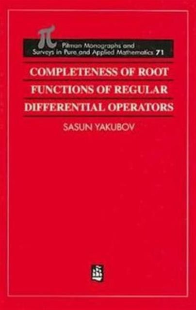 Book cover of: Completeness of Root Functions of Regular Differential Operators