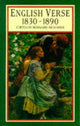 Book cover of: English Verse 1830 - 1890