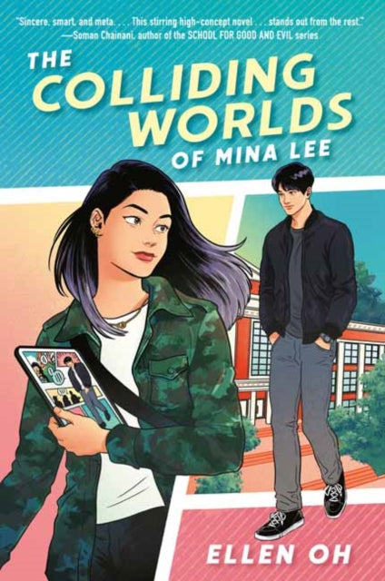 Book cover of: Colliding Worlds of Mina Lee. By: Ellen Oh
