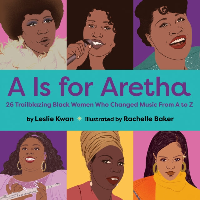 Book cover of: A is for Aretha. By: Leslie Kwan