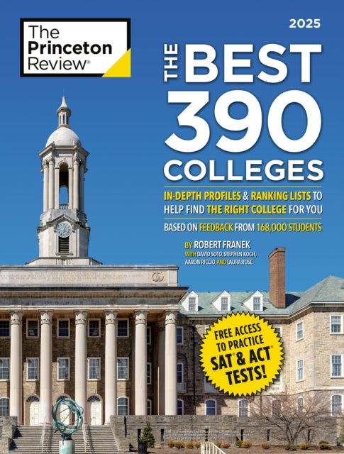 Book cover of: Best 390 Colleges, 2025. By: Robert Franek