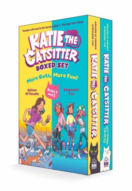 Book cover of: Katie the Catsitter: More Cats, More Fun! Boxed Set (Books 1 and 2). By: Colleen AF Venable