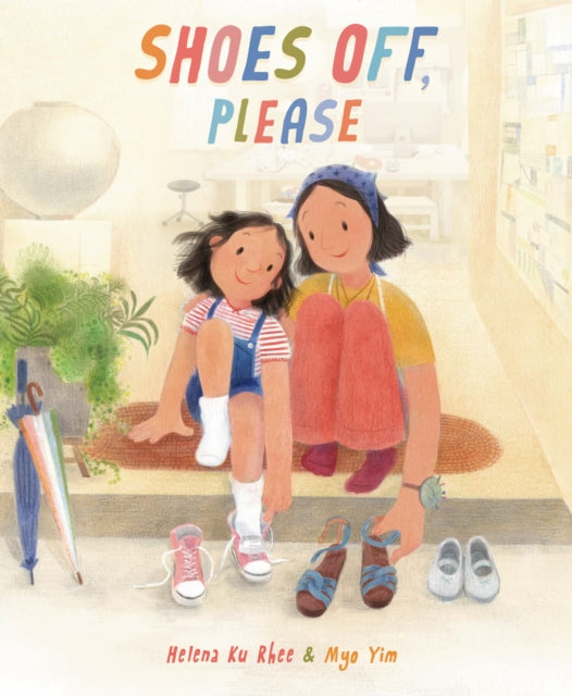 Book cover of: Shoes Off, Please. By: Helena Ku Rhee