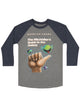 Book cover of: Hitchhiker's Guide to the Galaxy Indigo Unisex 3/4 Sleeve Raglan Xxx-large