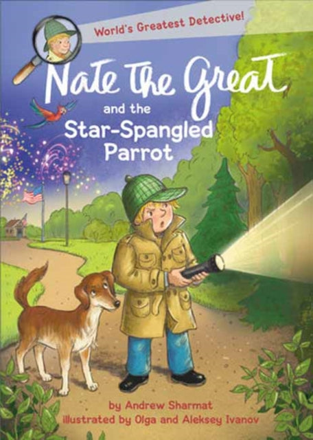 Book cover of: Nate the Great and the Star-Spangled Parrot. By: Andrew Sharmat