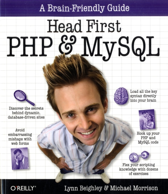 Book cover of: Head First PHP & MySQL. By: Lynn Beighley