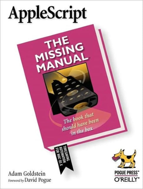 Book cover of: AppleScript