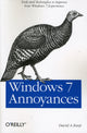 Book cover of: Windows 7 Annoyances. By: David A. Karp