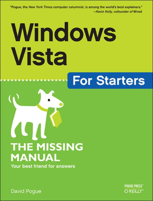 Book cover of: Windows Vista for Starters. By: David Pogue