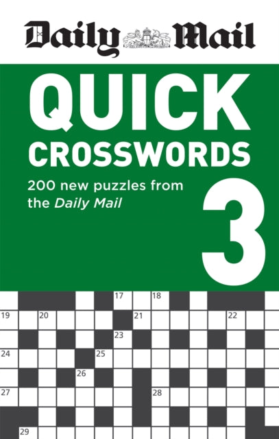 Book cover of: Daily Mail Quick Crosswords Volume 3. By: Daily Mail