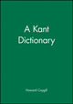 Book cover of: Kant Dictionary