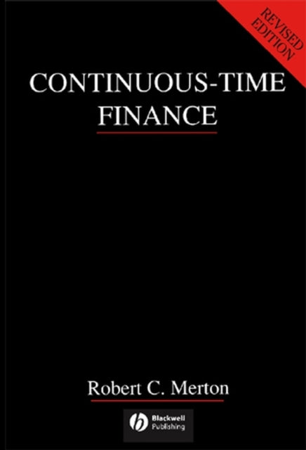 Book cover of: Continuous-Time Finance. By: Robert C. Merton