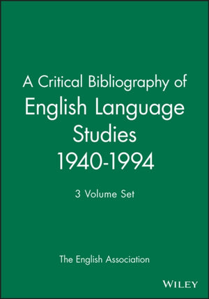A Critical Bibliography of English Language Studies 1940-1994