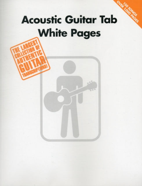 Book cover of: Acoustic Guitar Tab White Pages. By: Hal Leonard Corp.